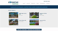 Desktop Screenshot of conservelandcare.com